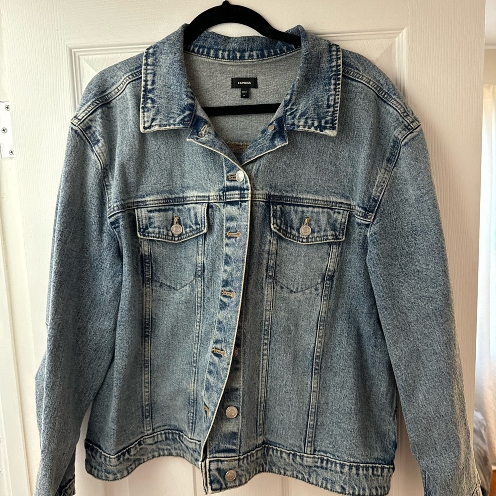 Express Women's Classic Blue Jean Jacket